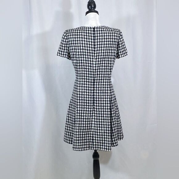Versace Houndstooth Tweed Mini Dress size 48/us size 12 - Picture 9 of 16
